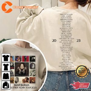 2023 Janet Jackson Music Tour Gift for Fans T-Shirt