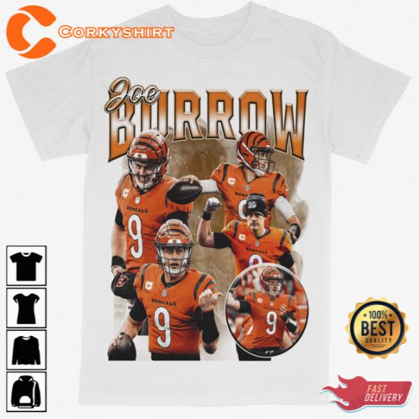 Joe Burrow Cincinnati Bengals Vintage 90s Shirt