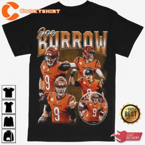 Joe Burrow Cincinnati Bengals Vintage 90s Shirt