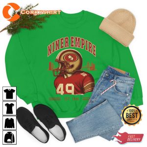 49ers Niner Empire Vintage Style San Francisco Unisex Sweatshirt