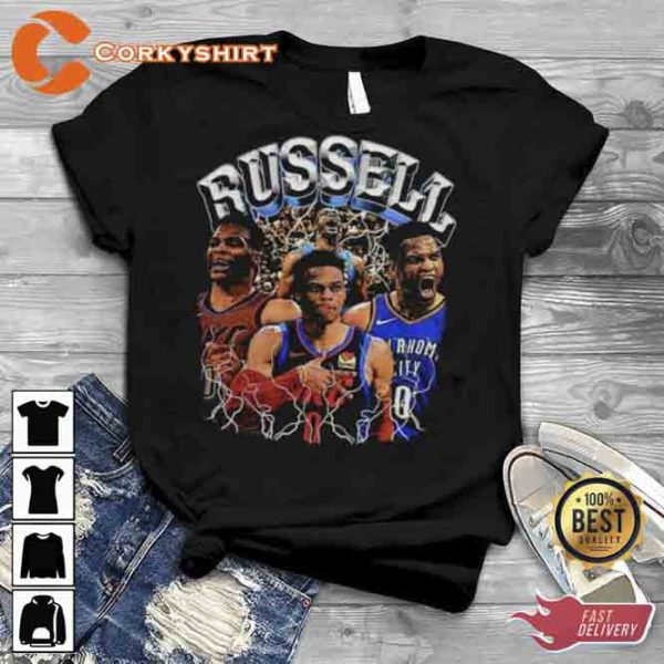 90s Vintage Russell Westbrook Basketball Sweatshirt