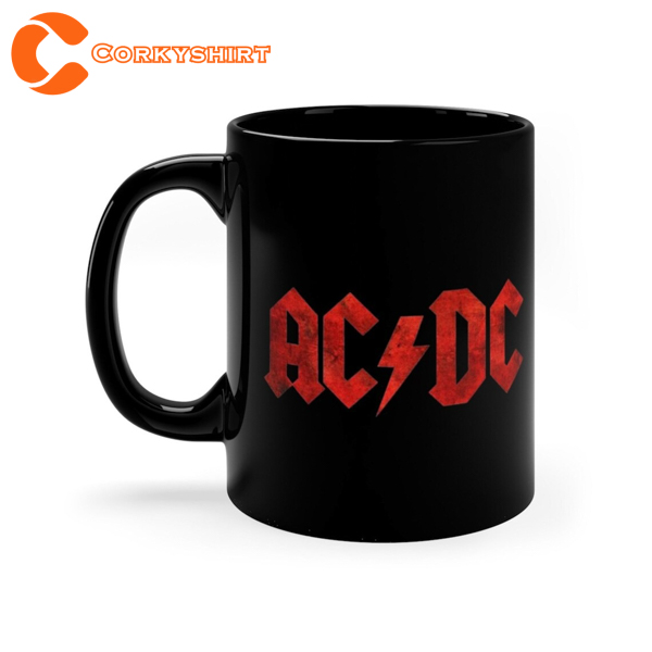 ACDC Black Metal Rock n Roll Music Gifts Coffee Mug