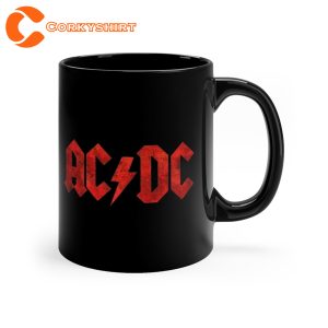 ACDC Black Metal Rock n Roll Music Gifts Coffee Mug