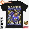 Aaron Donald Los Angeles LA Rams Football Tee