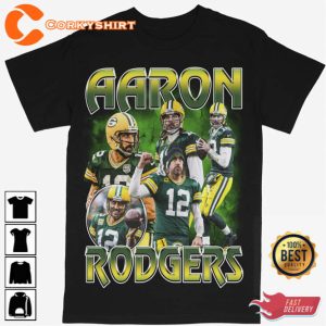 Aaron Rodgers Green Bay Packers Football Tee