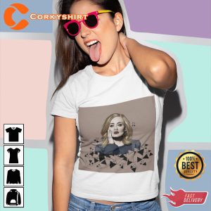 Adele Pop Music Graphic Unisex T-Shirt Design