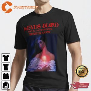 Album And In The Darkness Hearts Aglow Weyes Blood Unisex Tee