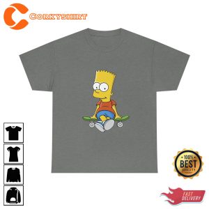 Bart Simpson Cartoon Fuuny T Shirt