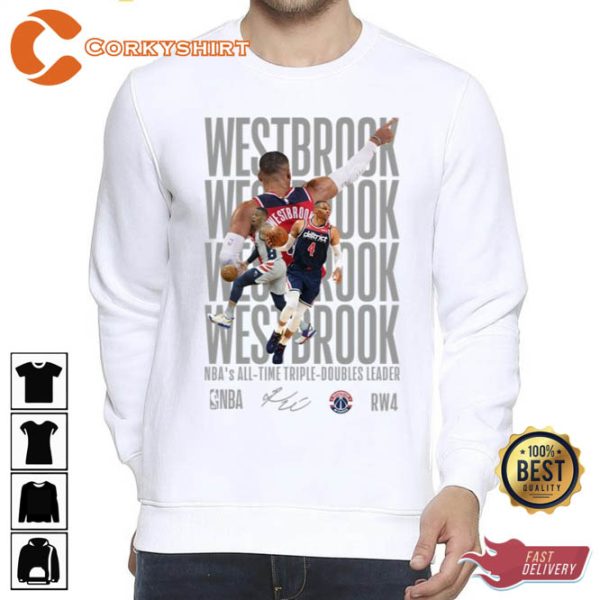 Baskeball White Design Russell Westbrook Unisex T-Shirt