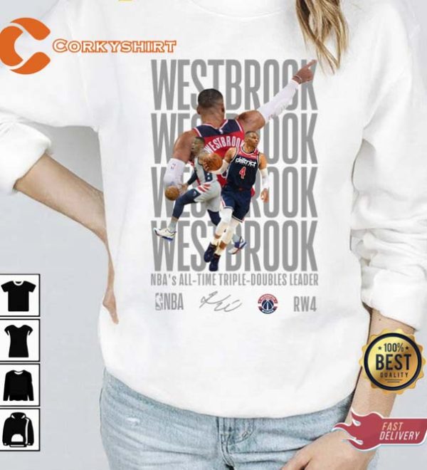 Baskeball White Design Russell Westbrook Unisex T-Shirt