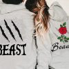 Beauty And Beast Couple Matching Gift For Her Him Couple Hoodie