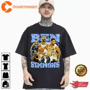 Ben Simmons Vintage 90s Ben Simmons Bootleg Shirt