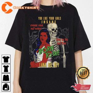 Born to die Lana Del Rey UO Exclusive Album Unisex Graphic T-Shirt