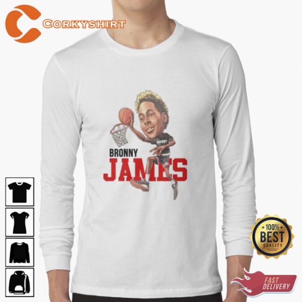 Bronny James Warm Up Tee Shirt