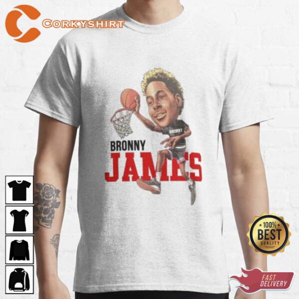 Bronny James Warm Up Tee Shirt