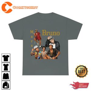 Bruno Mars Old School Music Artist Unisex Graphic Tee