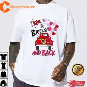 Bucees I Love You To Bucees And Back Valentines Day Shirt