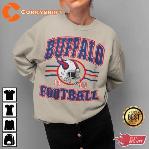 Buffalo Bills 1960 Football Vintage Unisex Crewneck Shirt