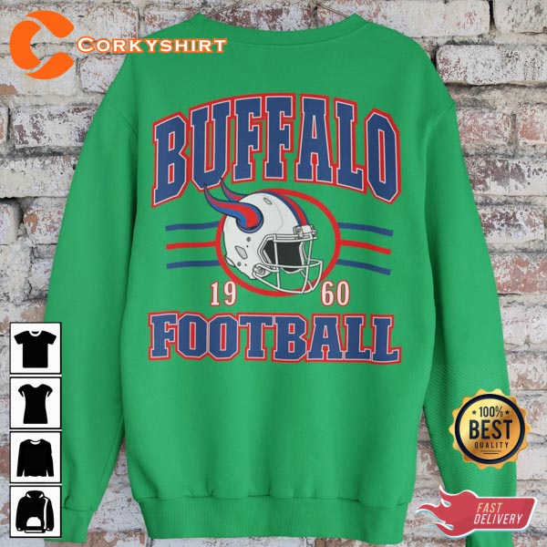 Buffalo Bills 1960 Football Vintage Unisex Crewneck Shirt