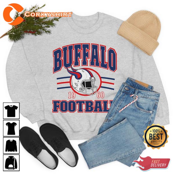 1960 Buffalo Bills Artwork: Men's Sofspun® Sweatshirt