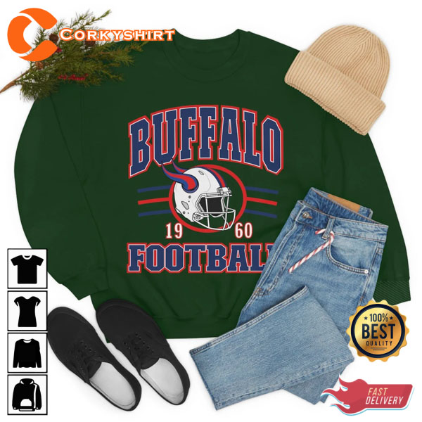 1960 Buffalo Bills Artwork: Men's Sofspun® Sweatshirt