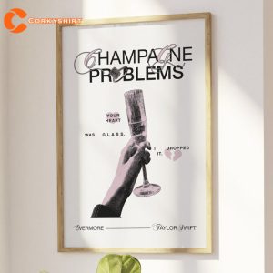 CHAMPAGNE PROBLEMS Poster Evermore Album Home Decor