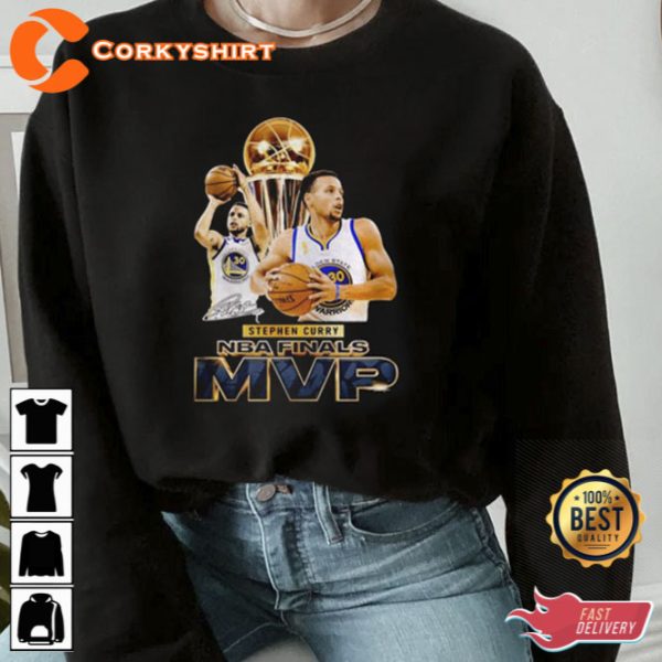 Champion Stephen Curry NBA Finals MVP Signatures Shirt