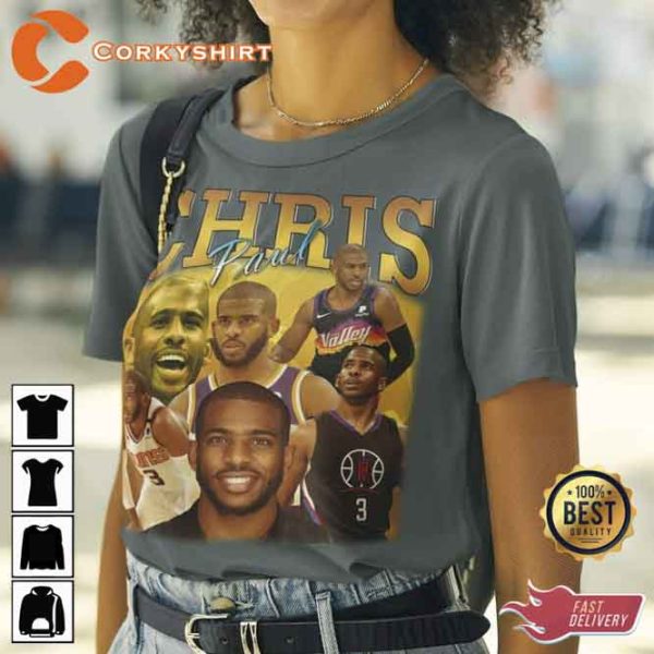 Chris Paul 90s Style Vintage Bootleg Tee