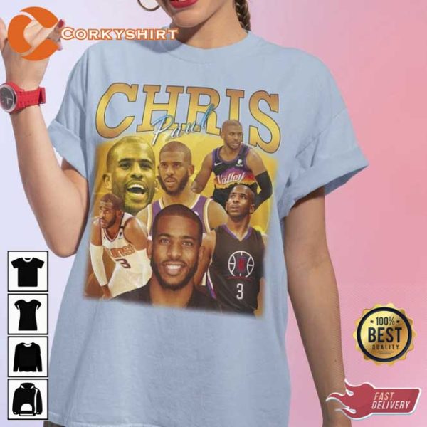 Chris Paul 90s Style Vintage Bootleg Tee