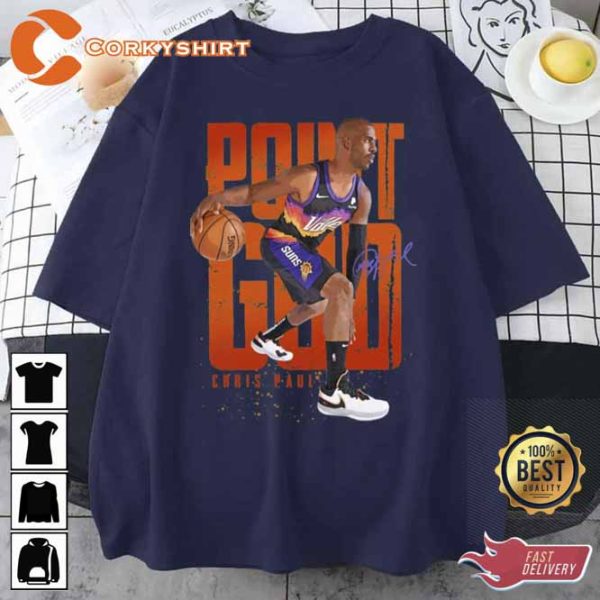 Chris Paul Houston Basketball Signature T-shirt