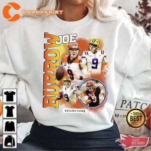 Cincinnati Bengals 90s Vintage Bootleg Design Joe Burrow Shirt