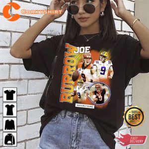 Cincinnati Bengals 90s Vintage Bootleg Design Joe Burrow Shirt