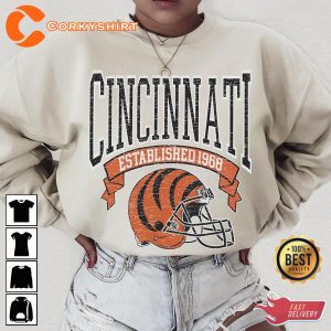 Cincinnati Bengals Football Est 1968 Joe Burrow shirt