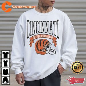 Cincinnati Bengals Football Est 1968 Joe Burrow shirt