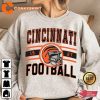 Cincinnati Football Vintage Style Cincinnati Football Colleague Unisex Sweatshirt