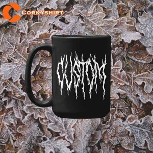 Custom Heavy Metal Bespoke Personalised Death Metal Coffee Mug