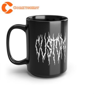 Custom Heavy Metal Bespoke Personalised Death Metal Coffee Mug
