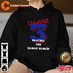 Damar 3 Playing For Damar Hamlin Shirt