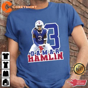 Damar Hamlin Bill Trending Football Shirt