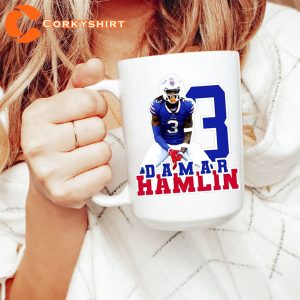 Damar Hamlin Buffalo Bills Hot Trendy Mug