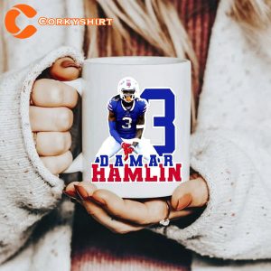 Damar Hamlin Buffalo Bills Hot Trendy Mug