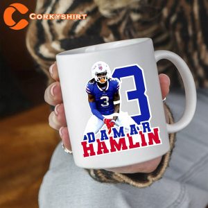 Damar Hamlin Buffalo Bills Hot Trendy Mug