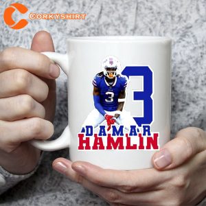 Damar Hamlin Buffalo Bills Hot Trendy Mug