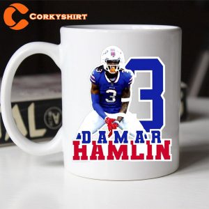 Damar Hamlin Buffalo Bills Hot Trendy Mug