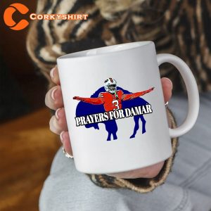 Damar Hamlin Go Fundraiser Ceramic Coffee Mug