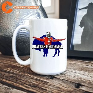 Damar Hamlin Go Fundraiser Ceramic Coffee Mug