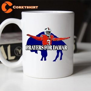 Damar Hamlin Go Fundraiser Ceramic Coffee Mug