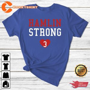 Damar Hamlin Strong Pray for 3 Bills Mafia Shirt