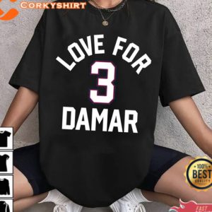 Damar Hamlin T Shirt Pray For Damar Tee Shirt