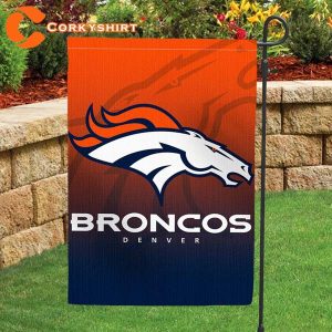 Denver Broncos Football Denver American Football Sports Garden Decor Flag